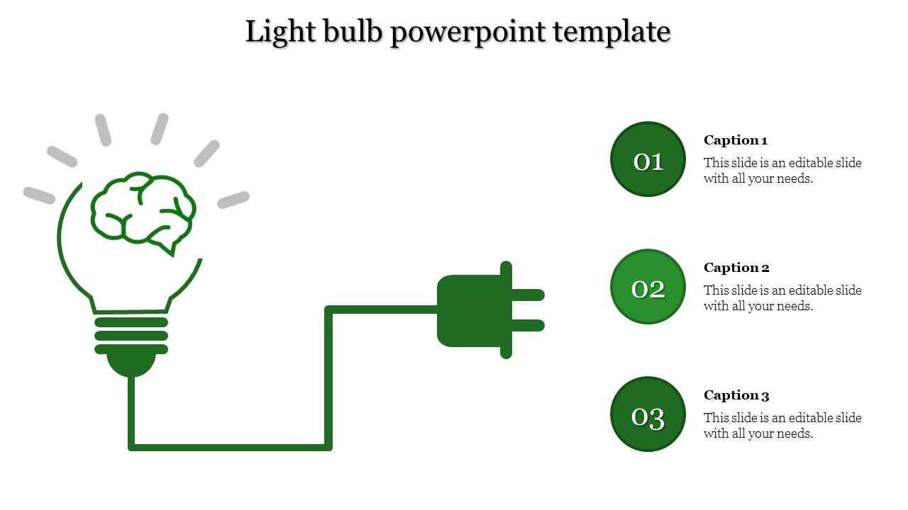 light bulb powerpoint template-light bulb powerpoint template-Green
